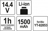 Baterie náhradní 14,4V Li-Ion pro YT-82853 Yato