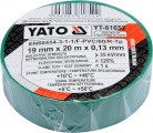 Izolační páska elektrikářská PVC 19mm / 20m zelená Yato