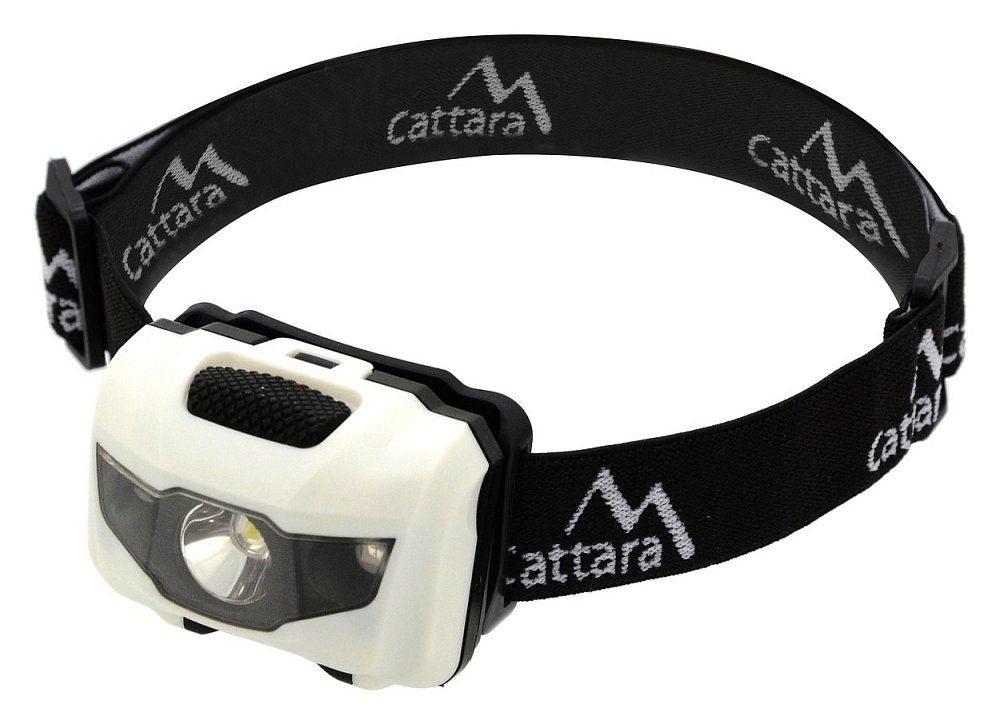 Čelovka LED 80lm černo-bílá Cattara