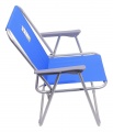 Židle kempingová skládací BERN modrá Cattara