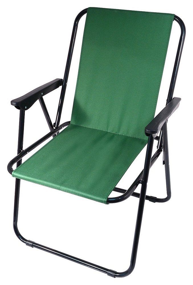 Židle kempingová skládací BERN zelená Cattara