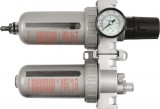Regulátor tlaku vzduchu 1/2", 0-1MPa, s filtrem a přimazáváním