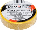 Izolační páska elektrikářská PVC 15mm / 20m žlutá Yato