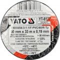 Páska izolační 55 x 0,19 mm x 33 m černá Yato