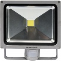 Reflektor s vysoce svítivou COB LED, 30W, 2100lm, IP44, pohyb. senzor Yato