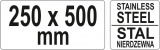 Truhlářský úhelník 250 x 500mm Yato