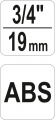 Šroubení 3/4", 19mm, ABS Yato