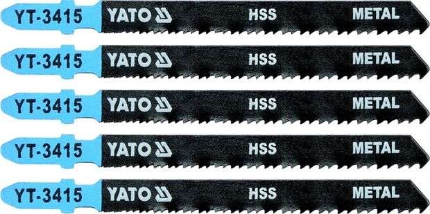 List pilový do přímočaré pily 100 mm na kov TPI24-10 5 ks Yato