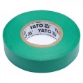 Izolační páska elektrikářská PVC 15mm / 20m zelená Yato