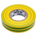 Izolační páska elektrikářská PVC 15mm / 20m žlutozelená