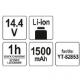 Baterie náhradní 14,4V Li-Ion pro YT-82853 Yato