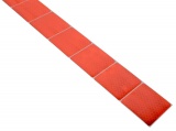 Samolepící páska reflexní dělená 1m x 5cm červená Compass