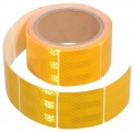 Samolepící páska reflexní dělená 5m x 5cm žlutá (role 5m) Compass