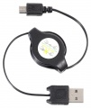 Nabíječka telefonu USB - MICRO USB navíjecí Compass