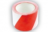 Páska výstražná červenobílá 75 mm x 100 m Vorel