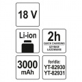 Baterie náhradní 18V Li-Ion pro YT-82931 Yato