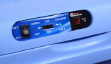 Chladící box 25litrů BLUE 220/12V displej s teplotou Compass