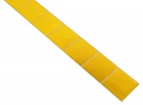 Samolepící páska reflexní dělená 1m x 5cm žlutá Compass