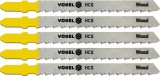 List do přímočaré pily 100 mm na dřevo TPI10 5 ks Vorel